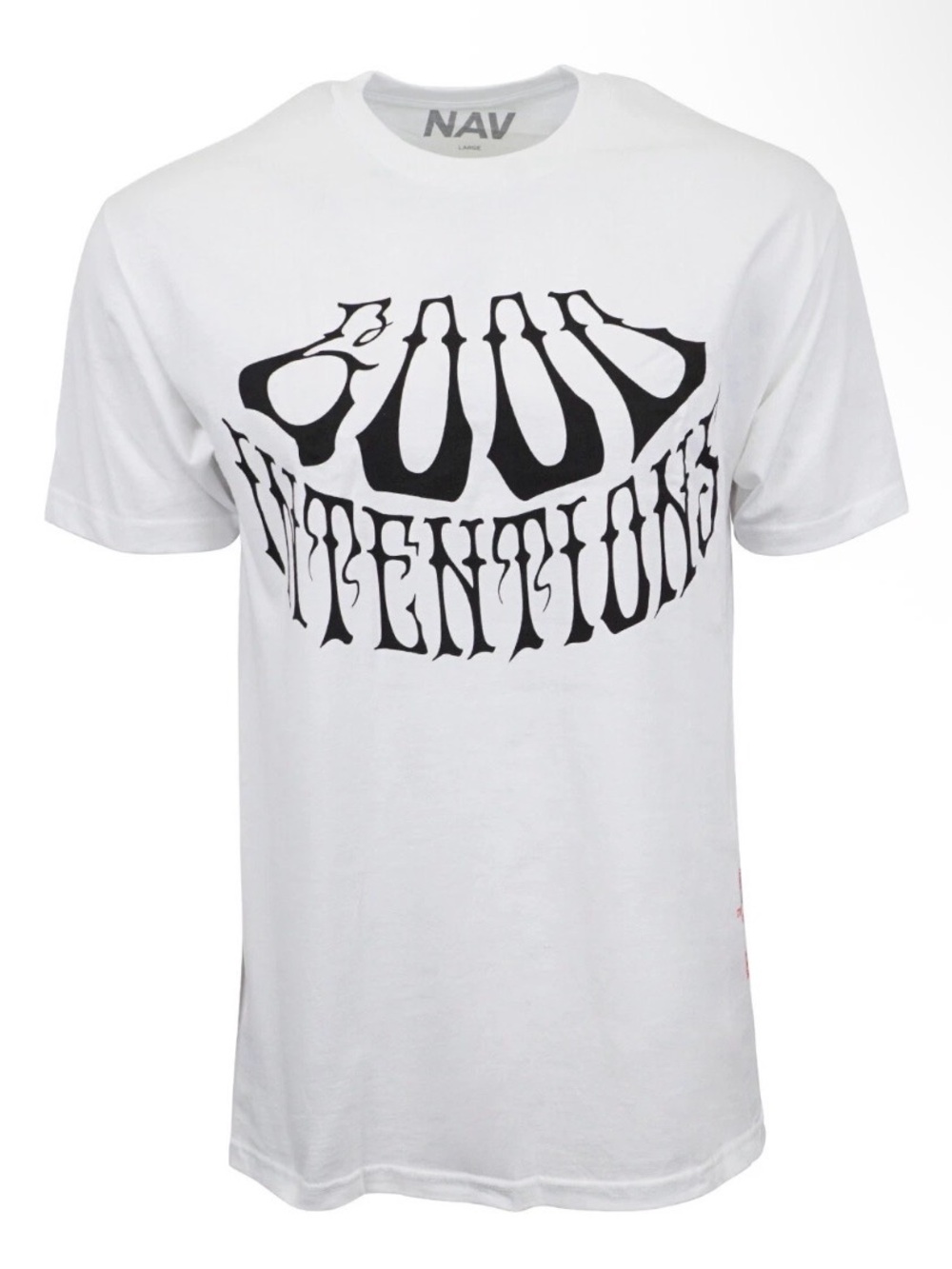 Vlone X Nav Good Intentions Tee White Size M